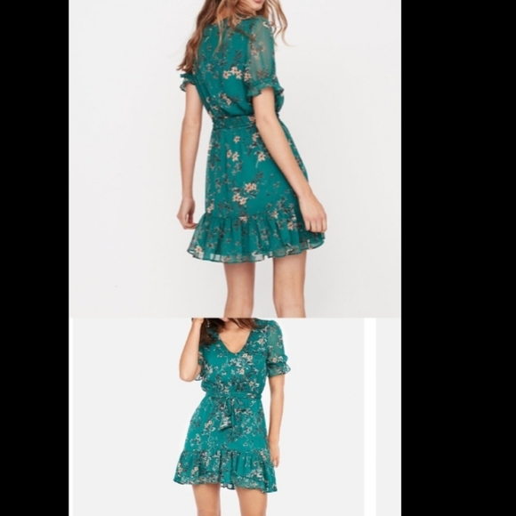 NWOT NAVY Express floral mini dress XS - Picture 3 of 5